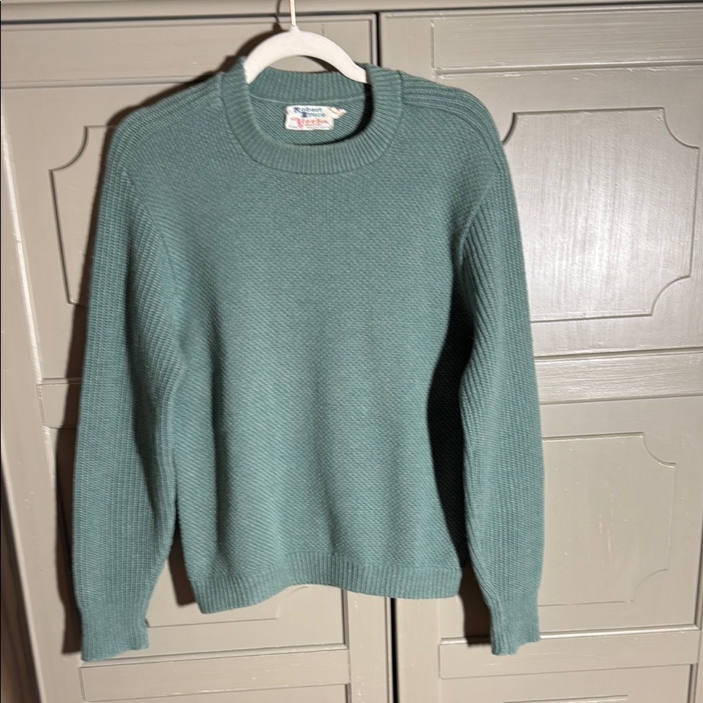 Vintage York by Robert Bruce 1950’s seafoam Sweater